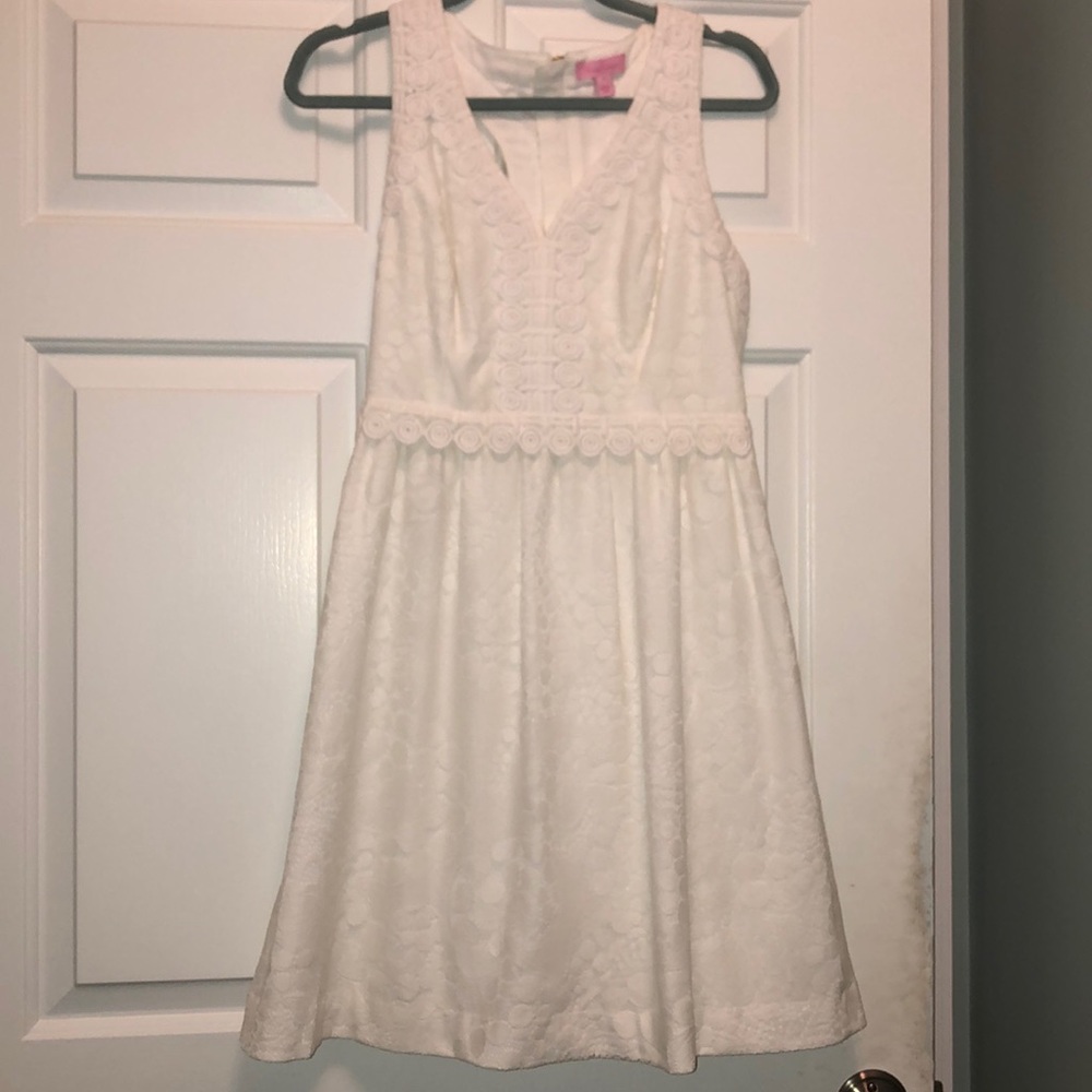 white lace lilly pulitzer dress